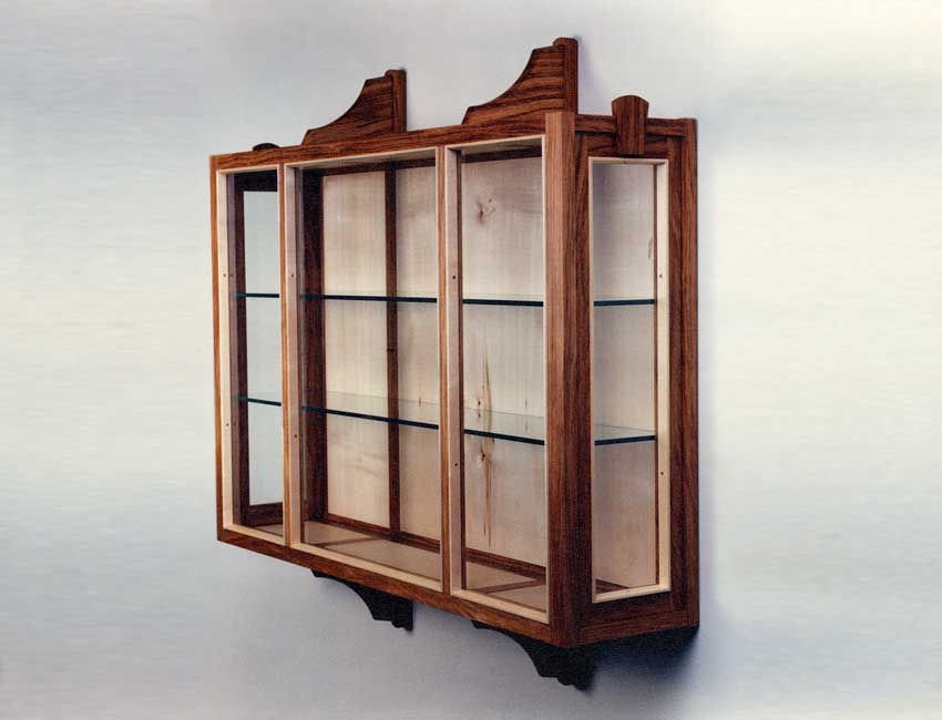 Wall mounted display cabinet